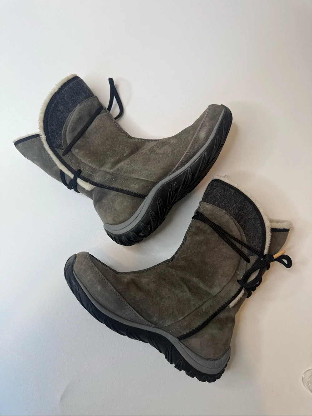 Patagonia Attlee Tie Leather Boots Cold Weather Outdoor Size 7
